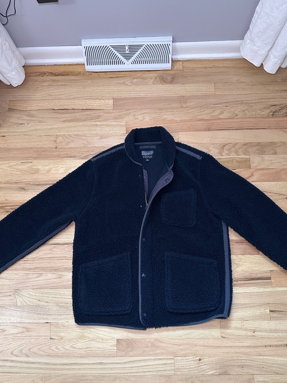 J.Crew Nordic Full-Zip Sherpa Fleece Jacket - Men’s Size L